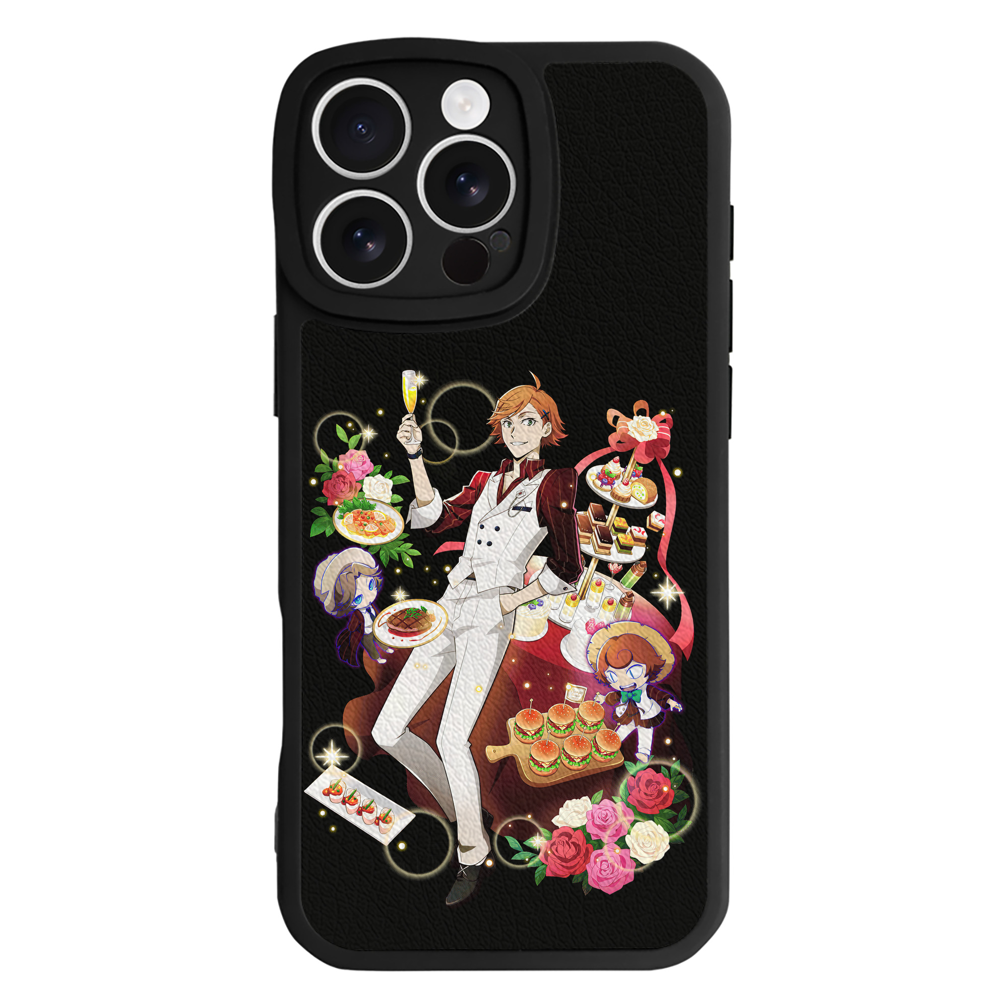 （画像用） 文豪ストレイドッグス Bungo Stray Dogs 【iPhone 16シリーズ対応】シリコンスマホケース（レザー調） 材質：シリコン